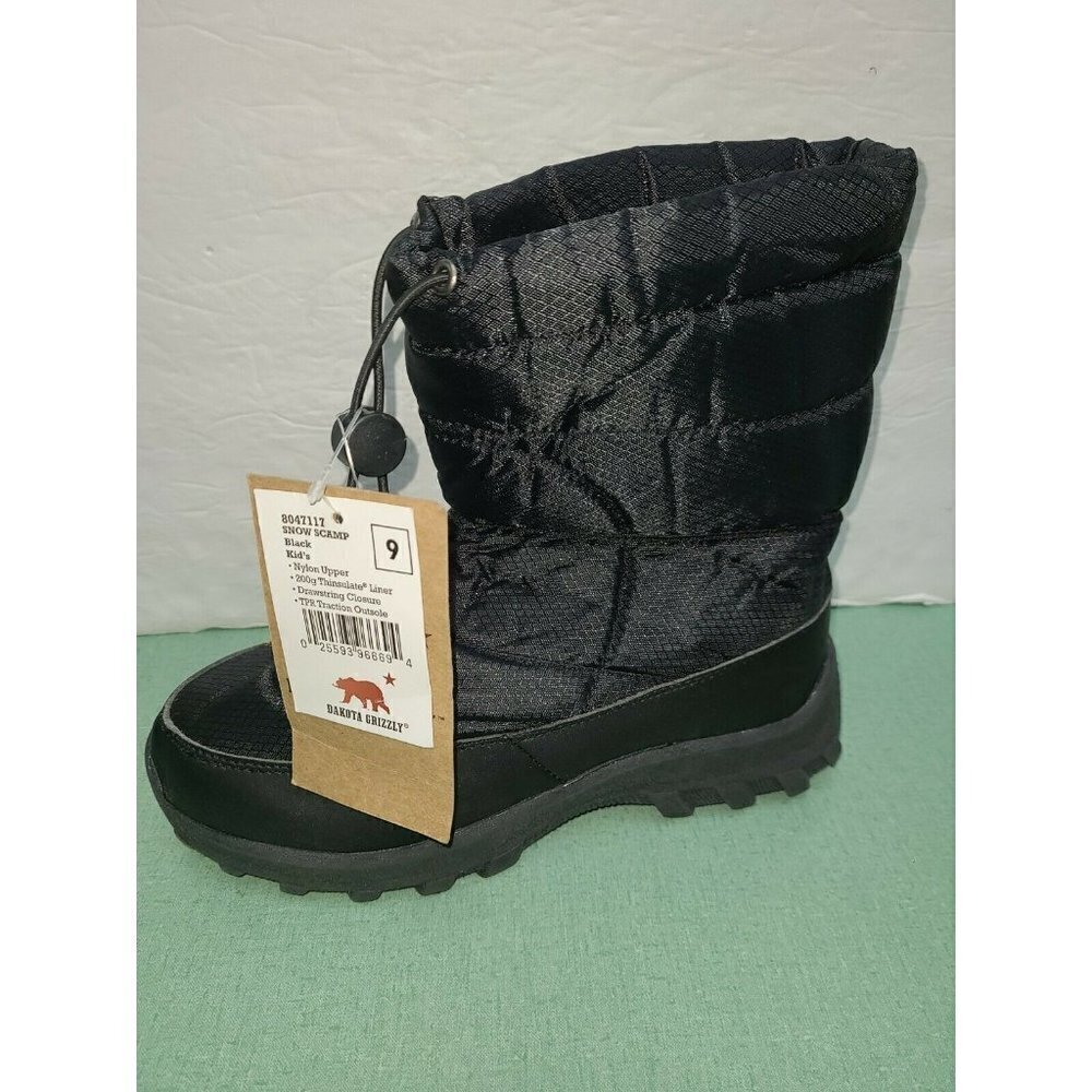 dakota grizzly 8047117 Black KIDS Size 9 Waterproof